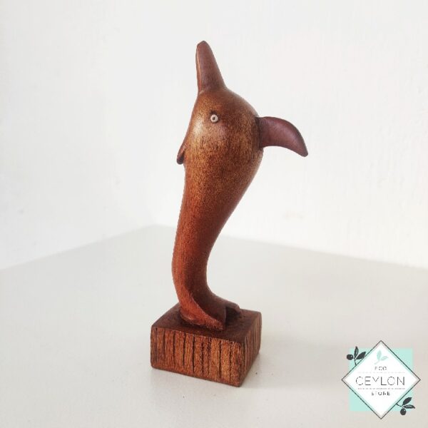 Wooden Dolphin Sculpture