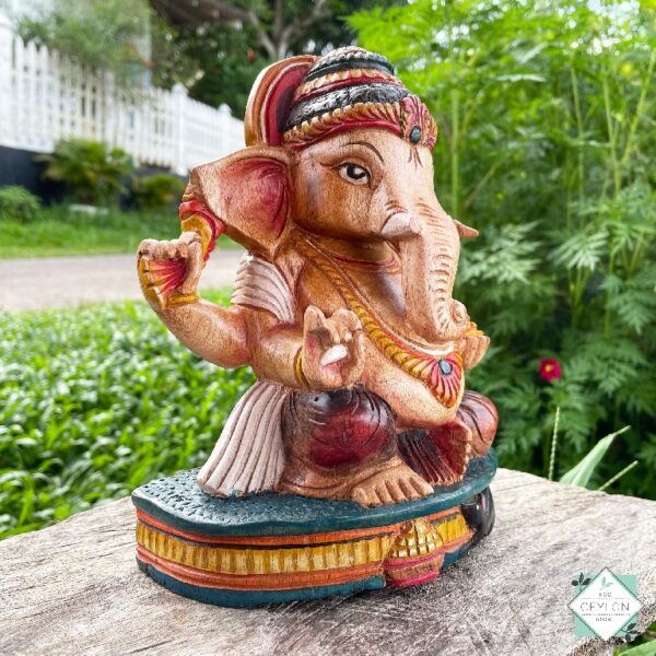 31 2 Wooden God Ganesh Statue