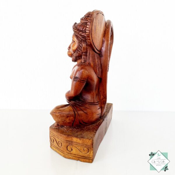 5 24 Wooden Hanuman Statue