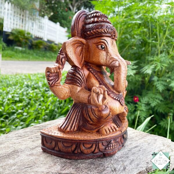 51 1 Wooden God Ganesh Statue