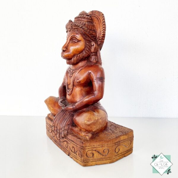 6 16 Wooden Hanuman Statue