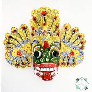Painted mask for Kolam or Tovil performace