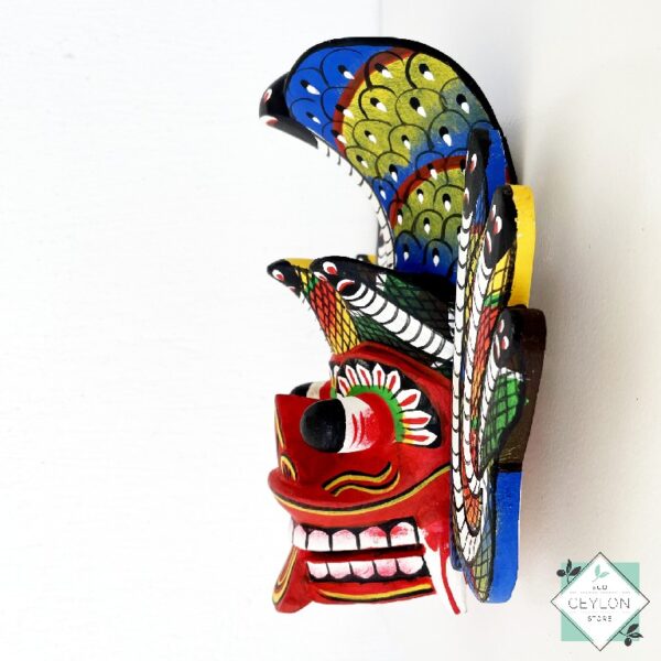 5 10 Wooden Colorful Mask Wall Decor