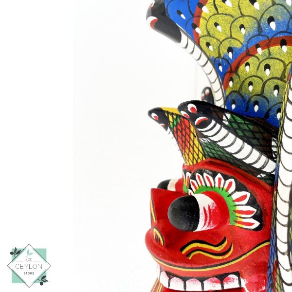 8 5 Wooden Colorful Mask Wall Decor