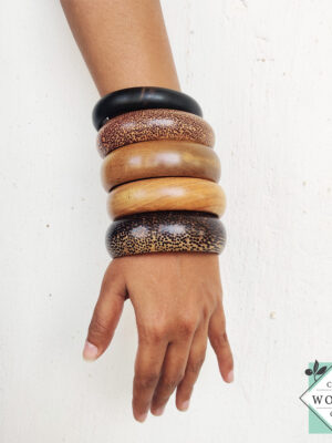 Handcrafted Wooden Bangle Bracelet, Hand Made Wooden Bangle, Wooden Bracelet, Ebony wood Bangle, Boho jewellery, Wooden Bracelet Kit