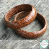 Handcrafted Wooden Bangle Bracelet, Hand Made Wooden Bangle, Wooden Bracelet, Ebony wood Bangle, Boho jewellery, Wooden Bracelet Kit