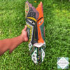 Hand-carved tribal mask made from kaduru wood. Colorful, lightweight, and perfect for boho or ethnic home decor. Available in 3 sizes.
