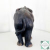 This hand-carved mahogany elephant mother with baby sculpture symbolizes love, protection, and good fortune—perfect for heartfelt gifting or home decor.